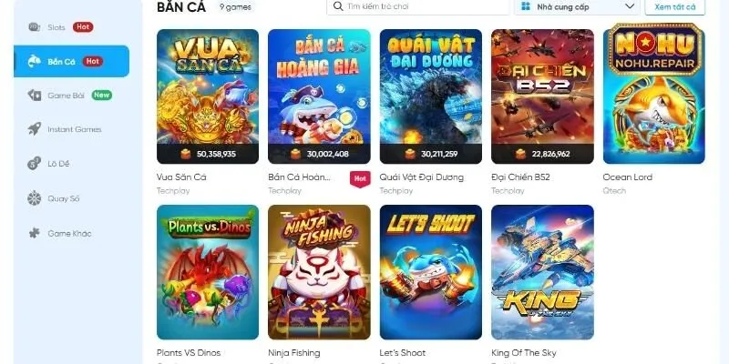 Top nhà cái nổ hũ đổi thưởng